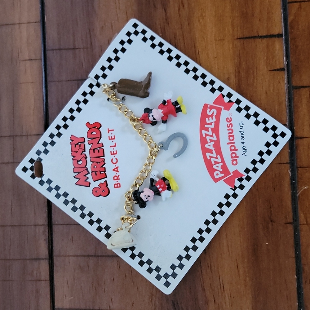 Mickey & Minnie vintage western charm bracelet